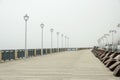 Empty seafront in anticipation of the holiday season