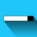 Empty searchbar banner on blue background Royalty Free Stock Photo