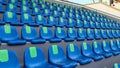 The empty seat of football stadium Royalty Free Stock Photo