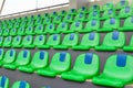 The empty seat of football stadium Royalty Free Stock Photo