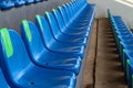 The empty seat of football stadium Royalty Free Stock Photo