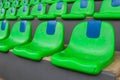 The empty seat of football stadium Royalty Free Stock Photo