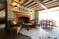 Empty Seating Area In Elegant Hotel Bar