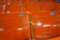 Empty seats at the baseball stadium - low attendance