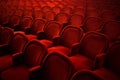 Empty seats in cinema or theater