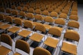 Empty seats in the event hall Royalty Free Stock Photo