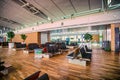 Empty Seats at Incheon Airport During the COVID Pandemic Royalty Free Stock Photo