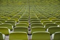 Empty seats of a sport stadium Royalty Free Stock Photo