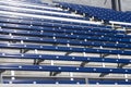 Empty seats on the stadium Royalty Free Stock Photo