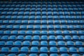 Empty seats stadium. Generate Ai Royalty Free Stock Photo