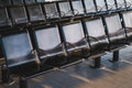 Empty seats in waiting lounge on airport