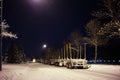 Empty semi trailers