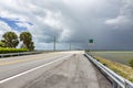 Empty seven mile bridge in the keys near key west Royalty Free Stock Photo