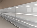 Empty shelves