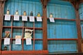 Empty shelves in cuban grocery store Royalty Free Stock Photo