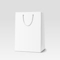 Empty Shopping Bag for advertising and branding Royalty Free Stock Photo