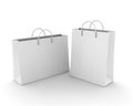 Empty Shopping Bag on white Royalty Free Stock Photo