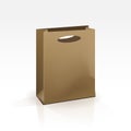 Empty Shopping Bag on White Background Royalty Free Stock Photo