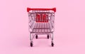 Empty shopping cart Royalty Free Stock Photo