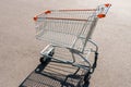 Empty shopping cart otdoors Royalty Free Stock Photo
