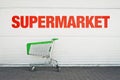 Empty Shopping Cart Royalty Free Stock Photo