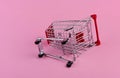 Empty shopping cart Royalty Free Stock Photo