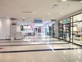 Empty shopping mall and retail shops Royalty Free Stock Photo
