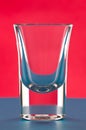 Empty shot glass Royalty Free Stock Photo