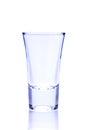 Empty shot glass Royalty Free Stock Photo