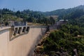 Empty side of the dam of Salamonde, GerÃÂªs