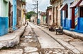 An Empty Side Street In Regla