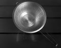Empty sieve strainer stainless metal with handle Royalty Free Stock Photo