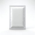 Empty silver picture frame standing against a white background Royalty Free Stock Photo
