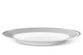 Empty simple classic plate isolated on a white background