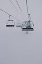 Empty Ski Lift Royalty Free Stock Photo
