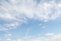 Blu sky background in summer Royalty Free Stock Photo