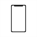 Empty smartphone icon vector design