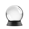 Empty snow globe Royalty Free Stock Photo