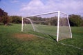 Empty Soccer goal Royalty Free Stock Photo