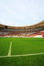 empty soccer stadium in lima peru