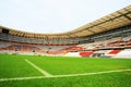 empty soccer stadium in lima peru