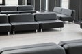 Empty sofas in business centers and airports