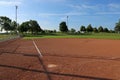 Empty Softball Field Royalty Free Stock Photo