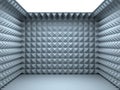 Empty soundproof room Royalty Free Stock Photo