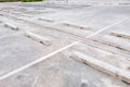 Empty space for cars ,outdoor car parking Royalty Free Stock Photo