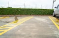 Empty space for cars ,outdoor car parking Royalty Free Stock Photo