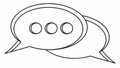 Empty speech bubbles, ready for dialogue and conversation, vector design Generative AI Royalty Free Stock Photo