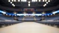Empty Sports Arena Ready for Event with Bright Lights Royalty Free Stock Photo