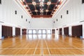 Empty sports court