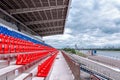 Empty sports tribune, Rowing Canal